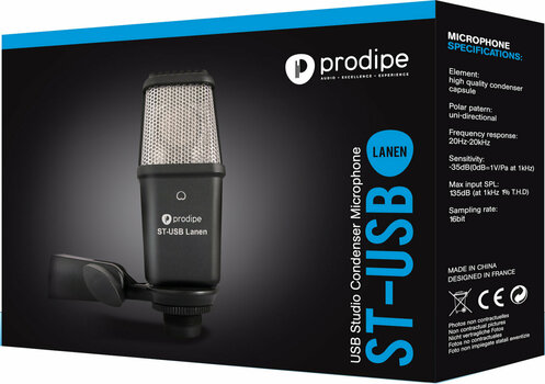 Microfone USB Prodipe ST-USB Lanen - 3