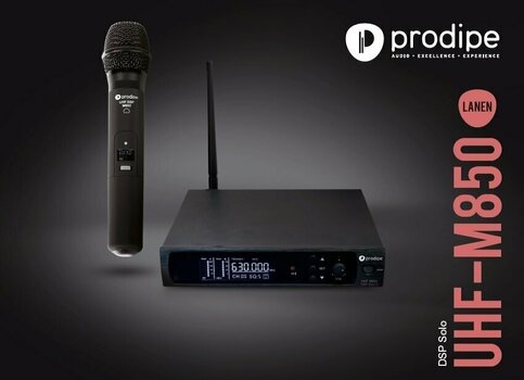 Wireless Handheld Microphone Set Prodipe UHF M850 DSP SOLO - 4