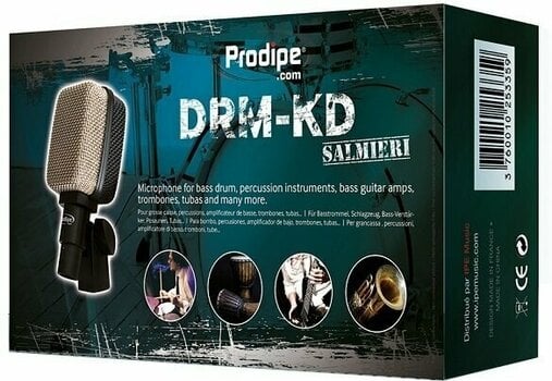 Microphone dynamique pour instruments Prodipe DRM-KD Microphone dynamique pour instruments - 2