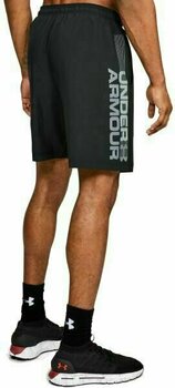 Fitness spodnie Under Armour Woven Wordmark Black/Zinc Gray S Fitness spodnie - 5
