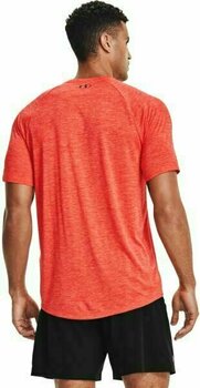 Fitness shirt Under Armour Men's UA Tech 2.0 Short Sleeve Venom Red/Black XL Fitness shirt - 4