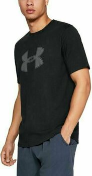 Fitness shirt Under Armour Big Logo Black/Graphite S Fitness shirt - 3