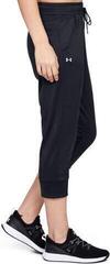 Treenihousut Under Armour Tech Capri Black/Metallic Silver XS Treenihousut - 4