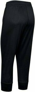 Fitness Trousers Under Armour Tech Capri Black/Metallic Silver S Fitness Trousers - 2