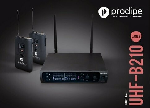 Wireless system-Combi Prodipe UHF B210 DSP DUO V2 - 4