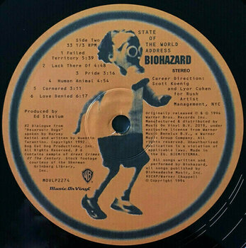 Disque vinyle Biohazard - State of the World Address (LP) - 3