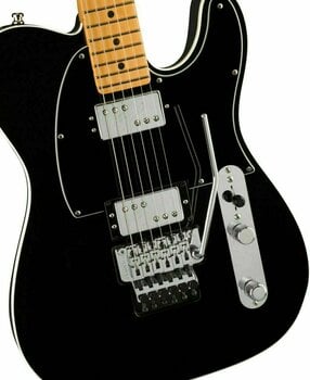 Elektrische gitaar Fender American Ultra Luxe Telecaster FR HH MN Mystic Black - 4