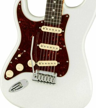 Guitare électrique Fender American Ultra Stratocaster LH RW Arctic Pearl - 4