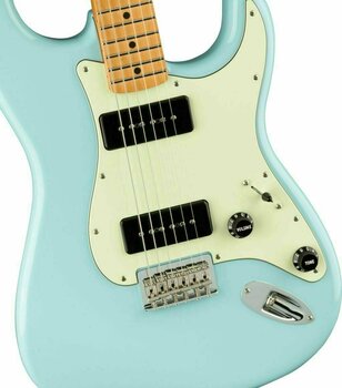 Elektrisk guitar Fender Noventa Stratocaster MN Daphne Blue - 4