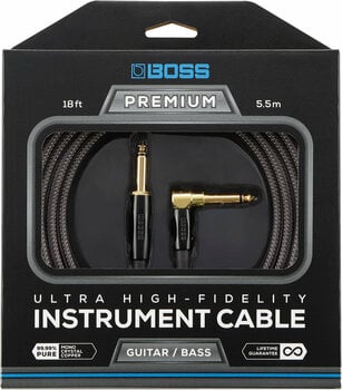 Instrument Cable Boss BIC-P18A Black 5,5 m Straight - Angled - 2