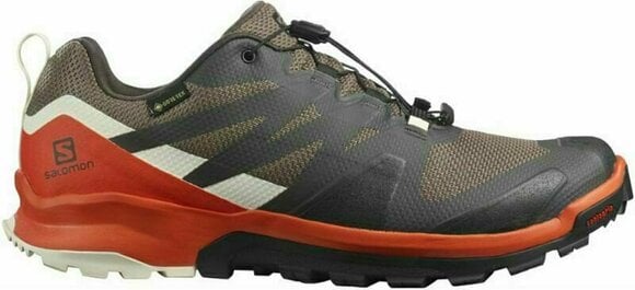 Mens Outdoor Shoes Salomon XA Rogg GTX Peppercorn/Cherry To/Vanilla 44 2/3 Mens Outdoor Shoes - 2