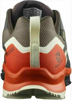 Mens Outdoor Shoes Salomon XA Rogg GTX Peppercorn/Cherry To/Vanilla 46 2/3 Mens Outdoor Shoes - 3