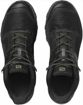 Chaussures outdoor hommes Salomon Outline Prism Mid GTX Black/Black/Castor Gray 45 1/3 Chaussures outdoor hommes - 3