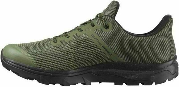 Mens Outdoor Shoes Salomon Outline Prism GTX Deep Lichen Green/Black/Cumin 42 2/3 Mens Outdoor Shoes - 5