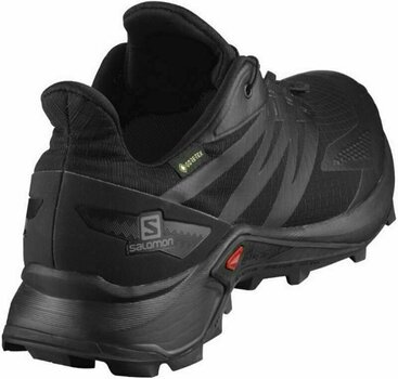 Mens Outdoor Shoes Salomon Supercross Blast GTX Black 45 1/3 Mens Outdoor Shoes - 4