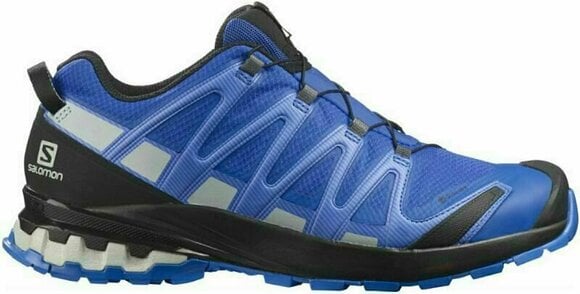 Trailowe buty do biegania Salomon XA Pro 3D V8 GTX Turkish Sea/Black/Pearl Blue 45 1/3 Trailowe buty do biegania - 2