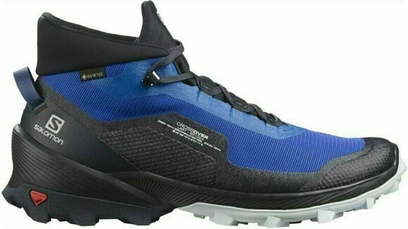 Mens Outdoor Shoes Salomon Cross Over Chukka GTX Turkish Sea/Night Sky/Pearl Blue 45 1/3 Mens Outdoor Shoes - 2