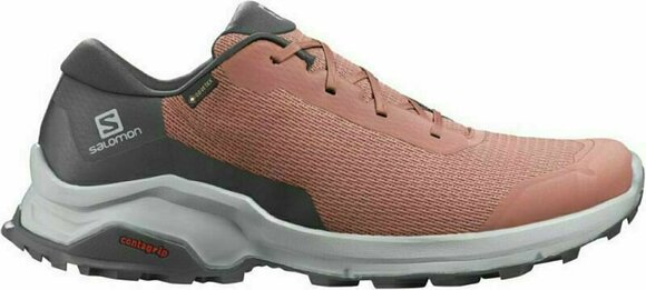 Womens Outdoor Shoes Salomon X Reveal GTX W Brick Dust/Ebony/Pearl Blue 39 1/3 Womens Outdoor Shoes - 6