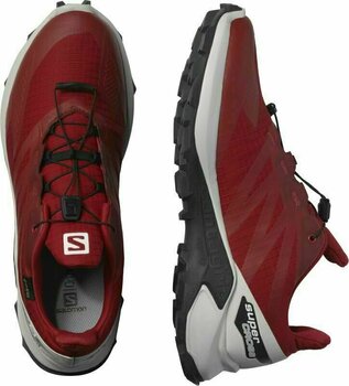 Mens Outdoor Shoes Salomon Supercross Blast GTX Chili Pepper/Lunar Rock/Ebony 44 2/3 Mens Outdoor Shoes - 6
