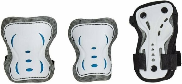 Inline and Cycling Protectors HangUp Scooters Kids Skate Pads White L - 2