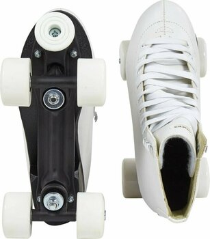 Double Row Roller Skates Roces White Classic White 34 Double Row Roller Skates - 3