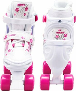 Double Row Roller Skates Roces Quaddy 3.0 White/Pink 34-37 Double Row Roller Skates - 2