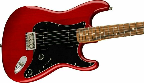 Elektrische gitaar Fender Noventa Stratocaster PF Crimson Red Transparent - 3