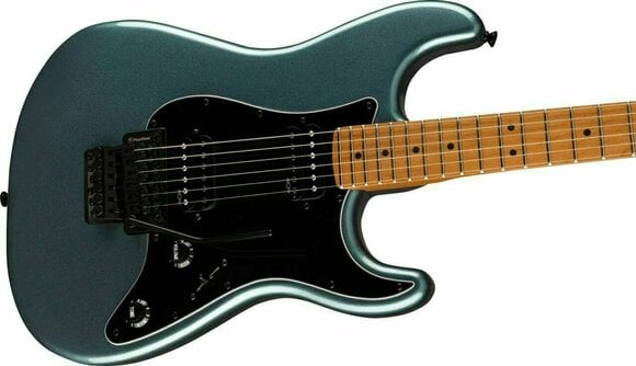 Electric guitar Fender Squier Contemporary Stratocaster HH FR Roasted MN Gunmetal Metallic - 3