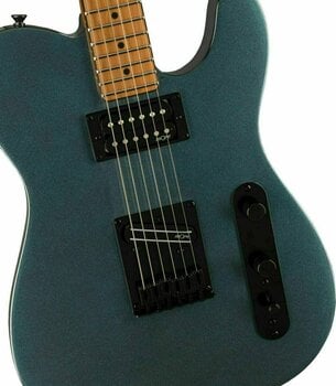 Electric guitar Fender Squier Contemporary Telecaster RH Roasted MN Gunmetal Metallic - 4