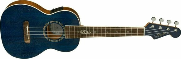 Tenor Ukulele Fender Dhani Harrison Uke WN Tenor Ukulele Sapphire Blue Transparent - 3
