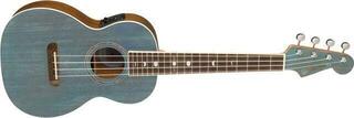 Tenor Ukulele Fender Dhani Harrison Uke WN Turquoise Tenor Ukulele - 2