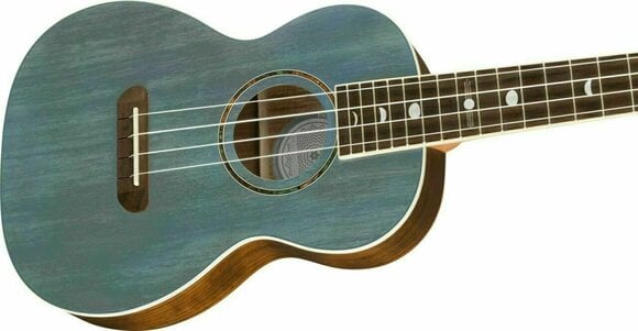 Tenori-ukulele Fender Dhani Harrison Uke WN Tenori-ukulele Turquoise - 4