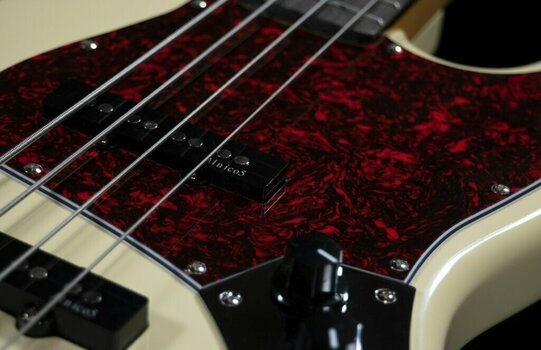 Elektromos basszusgitár Prodipe Guitars JB80 RA Vintage White Elektromos basszusgitár - 3