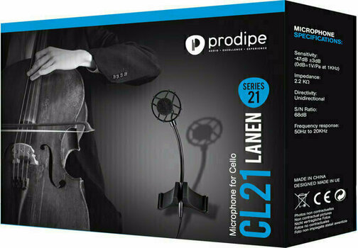 Kondenzátorový nástrojový mikrofon Prodipe CL21 Cello - 4