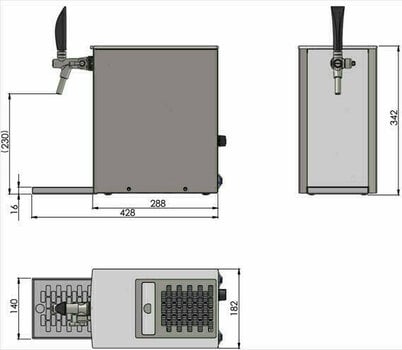 Dispenseringsutrustning Lindr PYGMY 25/K Dispenseringsutrustning - 2