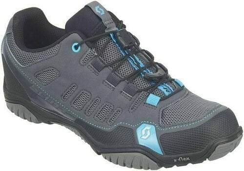 Дамски обувки за колоездене Scott Sport Crus-r Anthracite/Neon Blue 36 Дамски обувки за колоездене - 2