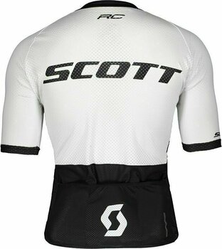 Cykeltröja Scott RC Premium Climber Jersey Svart-Vit S - 2