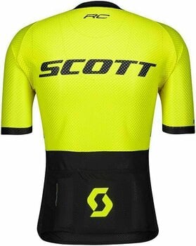Cycling jersey Scott RC Premium Climber Jersey Black/Sulphur Yellow 2XL - 2