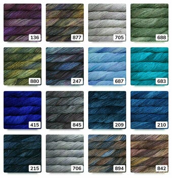 Knitting Yarn Malabrigo Rios 412 Teal Feather - 6