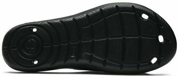 Slippers Under Armour Locker IV Black/Black/White 8 Slippers - 4