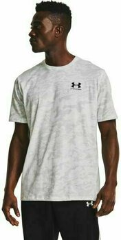 Fitness shirt Under Armour ABC Camo White/Mod Gray S Fitness shirt - 3