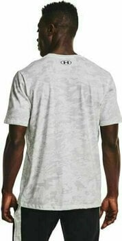 Fitness shirt Under Armour ABC Camo White/Mod Gray S Fitness shirt - 4