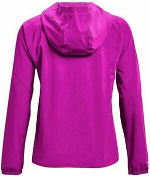 Camisola de fitness Under Armour Woven Hooded Jacket Meteor Pink/White XS Camisola de fitness - 5