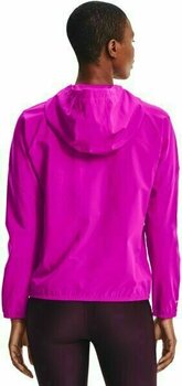 Bluza do fitness Under Armour Woven Hooded Jacket Meteor Pink/White M Bluza do fitness - 2