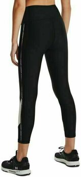 Fitness spodnie Under Armour HG Armour Taped Black/White/White S Fitness spodnie - 4