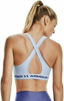Ropa interior deportiva Under Armour Women's Armour Mid Crossback Sports Bra Isotope Blue/Regal L Ropa interior deportiva - 2