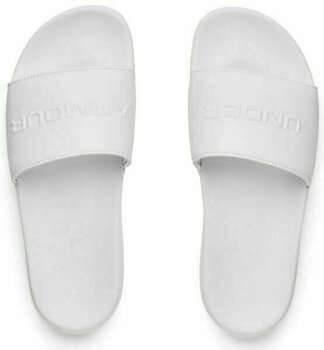 Slippers Under Armour Core Remix II White/White/White 10 Slippers - 5