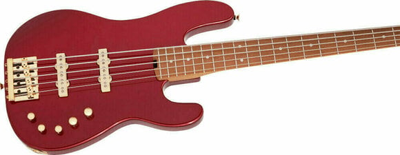 5-string Bassguitar Charvel Pro-Mod San Dimas Bass JJ V MN Candy Apple Red - 5