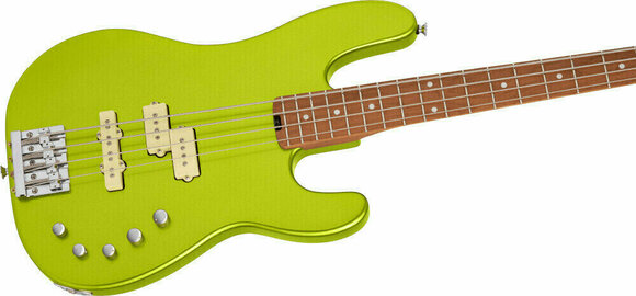 Elektrická baskytara Charvel Pro-Mod San Dimas Bass PJ IV MN Lime Green Metallic - 5