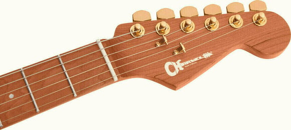 Guitarra eléctrica Charvel Pro-Mod DK24 HSS 2PT Caramelized MN Snow White - 7